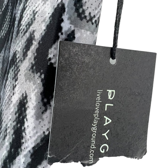 NEW WITH TAGS PLAYGROUND SNAKESKIN PRINT LEGGINGS - Picture 2 of 7